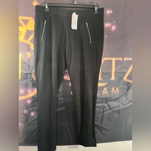 Philosophy Black Skinny Pants with Silver Accents